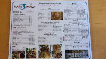 Flava Jamaica menu