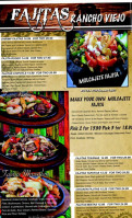 Rancho Viejo Mexican Grill menu