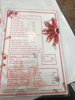 Crabby Crabby menu