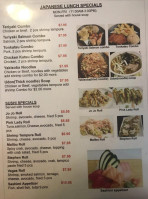 Kai Sushi and Asian Cuisine menu