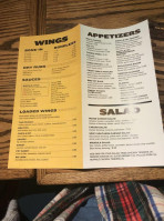 The Coop Wings Bbq -millbury menu