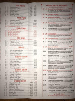 Min Fen Kitchen menu