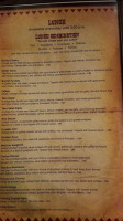 Margaronas Cantina Mexican Resturant menu