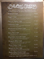 Greenhouse Effect Coffee And Crepes Ut menu