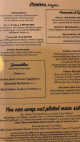 Antigua Real menu