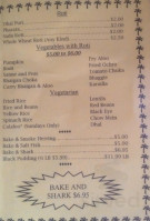 Sonny's Roti Ship menu