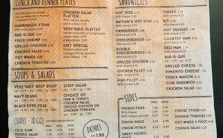 Walter's Grill Inc menu