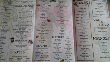 Mamma Maria's menu