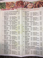 Golden Palace Restaurant menu