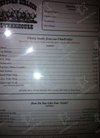 Western Sirloin Steakhouse. menu