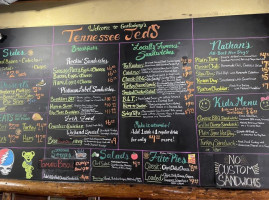 Tennessee Jed's menu
