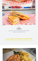 The Colossal Sandwich Shop food