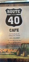 Route 40 Cafe menu