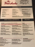 The Boondocks menu