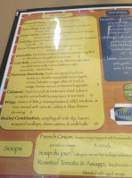 Blue Water Grill menu