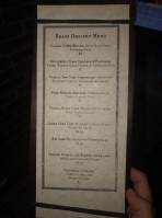 The Brass menu