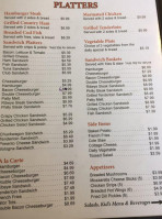 Murray's menu