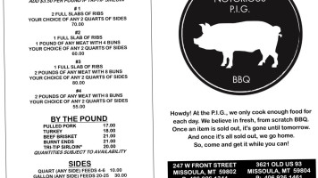 The Notorious P.i.g. Bbq inside