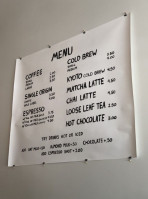 Muse Coffee Co menu