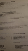 Cork Flame menu
