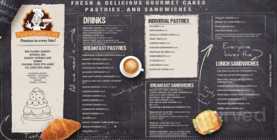 Passion Bakery Cafe menu