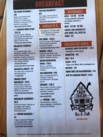 Log Cabin Tavern menu