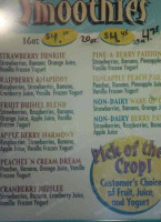 Middlebury's Best menu