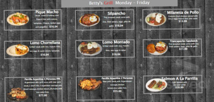 Betty's Grill food