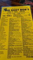 Big Shot Bob's House Of Wings Midland menu