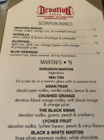 Feng Asian Bistro Hibachi menu