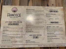 Francisca Charcoal Chicken Meats (miami Lakes) menu