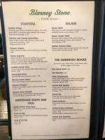 Blarney Stone Publik House menu