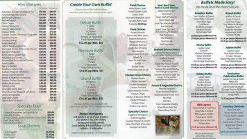 Cater Express menu