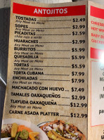 El Pechugon menu