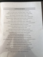 The Landing And Grill menu