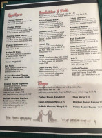 Billy's menu