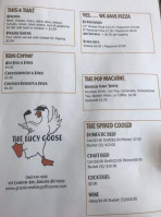 The Lucy Goose Grill menu