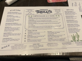 Savannah Tequila Company menu