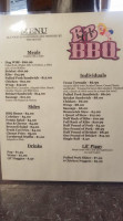 B&b Bbq menu