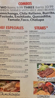 Casa Herradura Family Mexican menu