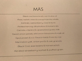 MÄs menu