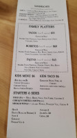 Mad Taco menu