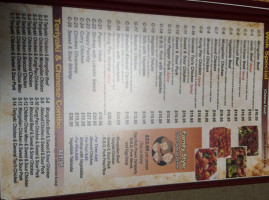 Sam's menu