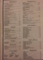 Frenki's Capriccio menu