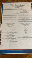 Klig's Union Depot Pub Eatery menu