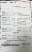 Coach House Seafood & Steak Restaurant menu