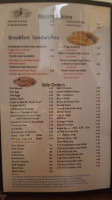 Gold Star Family menu