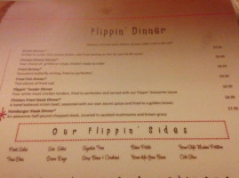The Flippin' Egg menu