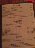 The Back Forty menu