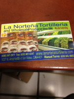 La Nortenita Tortilla Factory food